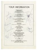Gillan Signed 1980 Glory Road Tour Programme (UK)