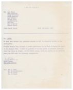 Queen Signed To EMI 1973 Official Memorandum (UK)