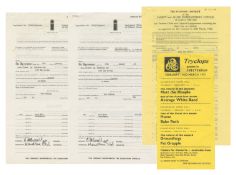 Mott The Hoople 1970s Performance Contracts & Flyer (UK)