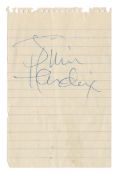 Jimi Hendrix 1968 Woburn Festival Autograph (UK)