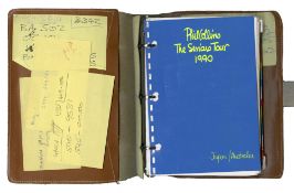 Phil Collins 1990 The Serious Tour Itinerary (Japan/Australia)