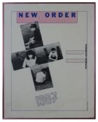 New Order 1987 Substance Poster Peter Hook Collection (UK)