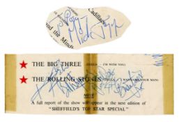 The Rolling Stones Autographed 1963 Sheffield Programme (UK)
