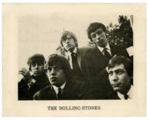 The Rolling Stones 1964 Promotional Card (UK)