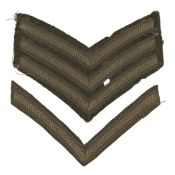 Derek Taylor British Army Identity Card And Rank Insignia (UK)