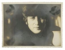 John Lennon Autographed Photograph Lizzie Bravo Collection (UK)