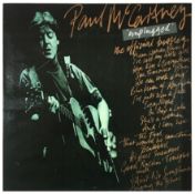 Paul McCartney 1991 Unplugged Alternate Sleeve Design (UK)