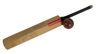 Ringo Starr Eric Clapton Signed Miniature Cricket Bat (UK)