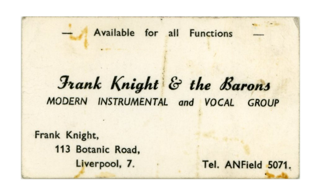 Johnny Guitar Byrne Owned Liverpool Bands Business Cards (UK) - Image 10 of 12