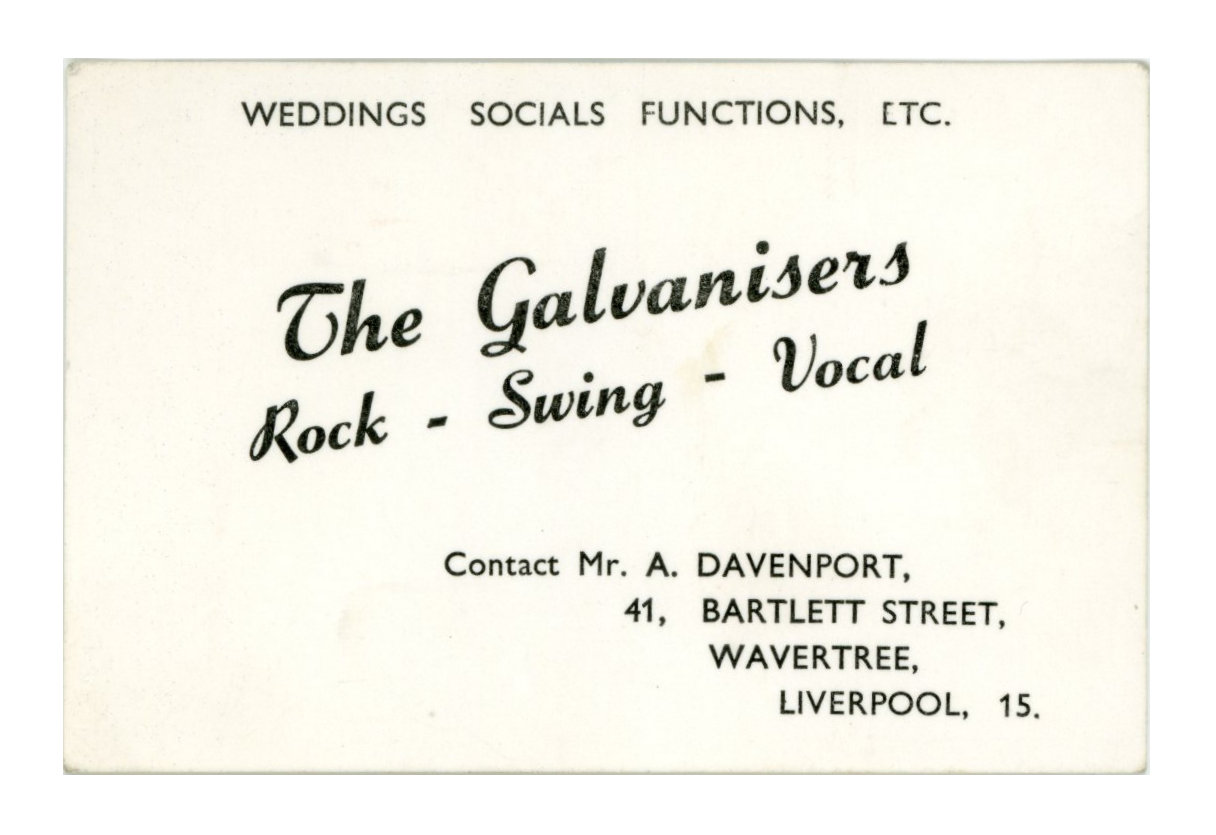 Johnny Guitar Byrne Owned Liverpool Bands Business Cards (UK) - Image 2 of 12