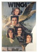 Paul McCartney & Wings 1972 Wings Over Europe Concert Poster (Europe)