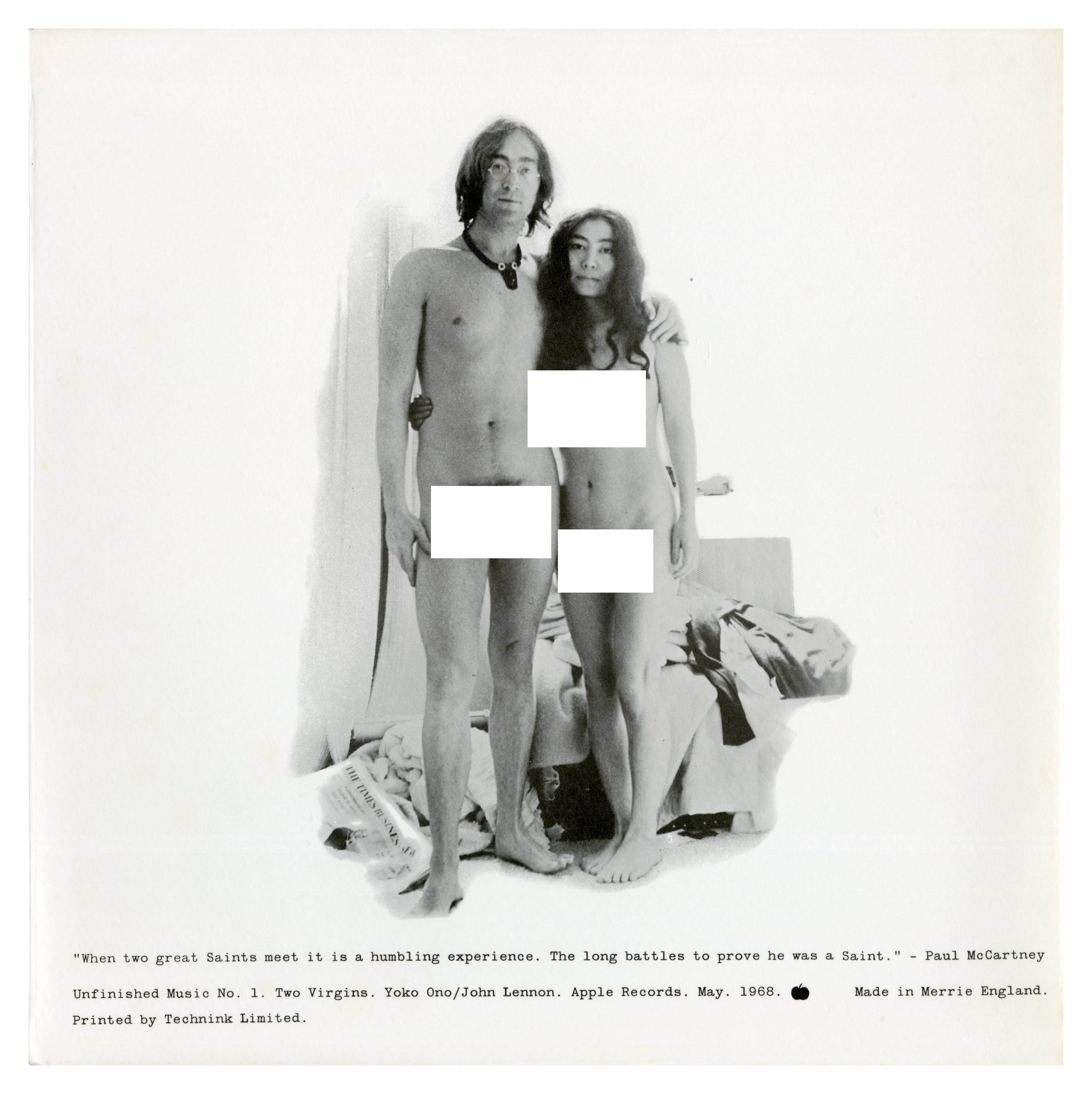 John Lennon & Yoko Ono 1968 Two Virgins Mono LP (UK)