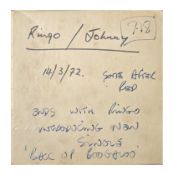 Ringo Starr Reel To Reel Interview Tape (UK)