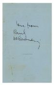 Paul McCartney 1967 Autograph In Mailing Envelope Lizzie Bravo Collection (UK)