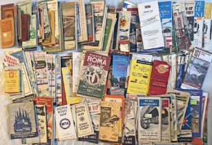 Large quantity (c. 200) of bus and tram etc North American and continental European TIMETABLE