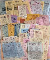 Very large quantity (100+) of mainly 1950s/60s (4 are 1930s LGOC) London Transport LEAFLETS (