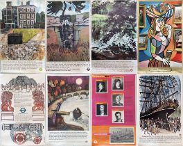 Quantity (8) of 1970s London Transport double-royal size POSTERS comprising 1970 Ham House by Robert