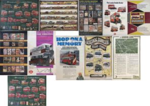 Quantity (11) of 1970s London Transport double-royal, double crown & other sizes POSTERS