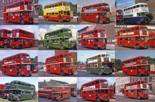 Very large quantity (200+) of mainly Kodachrome 35mm original COLOUR SLIDES of Routemaster buses