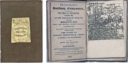 1842 Bradshaw’s RAILWAY COMPANION containing the times of departure, fares etc. of the railways in
