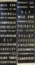 Cambridge area bus DESTINATION BLIND, possibly Eastern Counties. Includes panels for the Chivers and