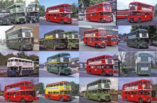 Very large quantity (200+) of Ektachrome/Kodachrome 35mm original COLOUR SLIDES of Routemaster buses