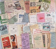 Large quantity (c150) of 1930s/40s COACH & EXPRESS SERVICE etc LEAFLETS from a very wide range of