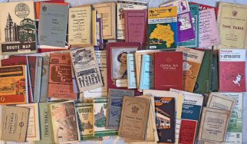 Large quantity (c. 70) of assorted UK bus TIMETABLE BOOKLETS, MAPS etc from a wide variety of