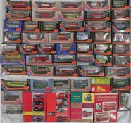 Large quantity (48 + 4) of 1/76-scale MODEL BUSES and BOX SETS, mostly EFE plus a few OOC & Britbus,