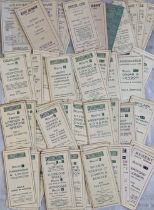 Large quantity (80) of 1930-33 Green Line Coaches & associated companies TIMETABLE LEAFLETS for