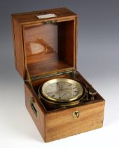 A two-day marine chronometer by John Parkes & Sons, 43 & 44 Canning Place, Liverpool, circa 1900,