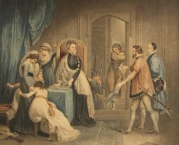After Thomas Stothard (British, 1755-1834), 'Mary Queen of Scots, receiving from Lord Buckhurst &
