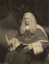 After George Romney (British, 1734-1802), A three quarter length portrait of Lloyd, Lord Kenyon,