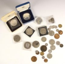 A collection of predominantly British, silver, copper and cupronickel pre-decimal and decimal