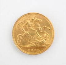 An Edward VII half sovereign, dated 1902, 4gms