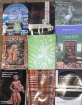 A quantity of Christie's and Sotheby's decorative and interiors auction catalogues from the late