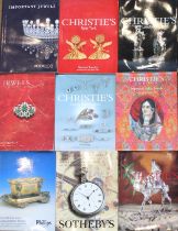 A quantity of Christie's and Sotheby's Jewellery auction catalogues from the late 1990s and early