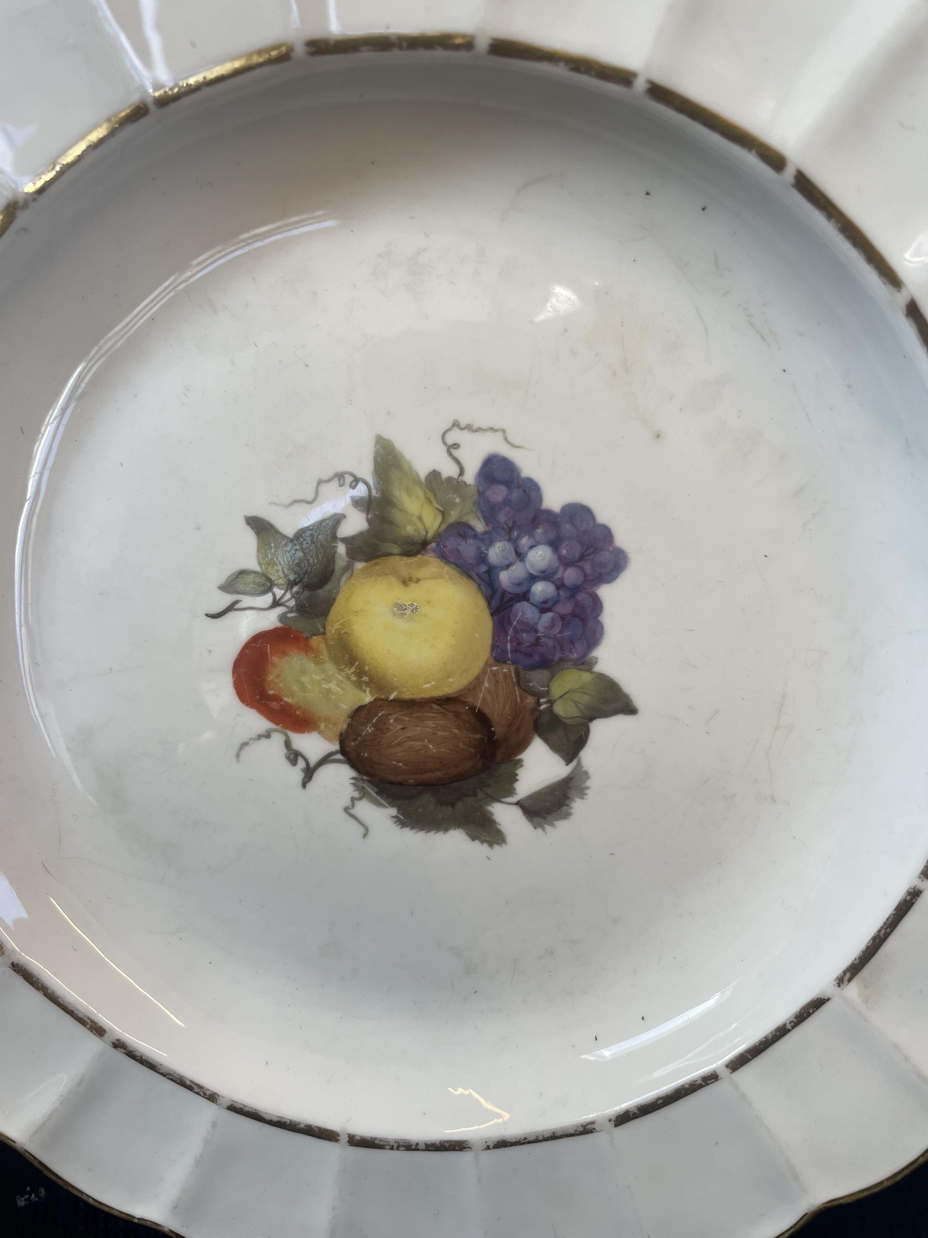 A set of three Derby porcelain cabinet plates from the Pepper Arden service, circa 1790, - Image 5 of 6