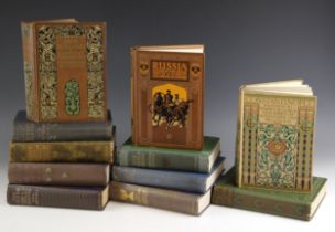 A miscellany of PAINTED BY... illustrated books published by A & C Black, each in fin de siècle