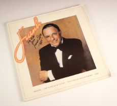 A signed Frank Sinatra souvenir program for 'The Vintage Years' tour of 1980, inscribed in marker