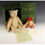 A limted edition Steiff Teddy Bear Xenia made exclusively for Teddy Bears Of Witney, numbered 843 of