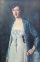 Sir Oswald Birley R. A. (British, 1880-1952), Portrait of Daisy Williams-Wynn, Oil on canvas, Signed