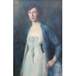 Sir Oswald Birley R. A. (British, 1880-1952), Portrait of Daisy Williams-Wynn, Oil on canvas, Signed