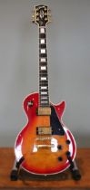 A 1997 Gibson Les Paul custom electric guitar, Made in USA, serial number 91047954, finished in