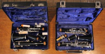 Two Selmer Bundy Clarinets, both within fitted cases (2)