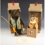 A limited edition Steiff 'Fisherman' teddy bear, numbered 485 of 1000, in associated box; with a