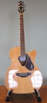 A Gretsch Junior Rancher acoustic guitar, made in Indonesia 2012, serial number IS12090014, with Fi