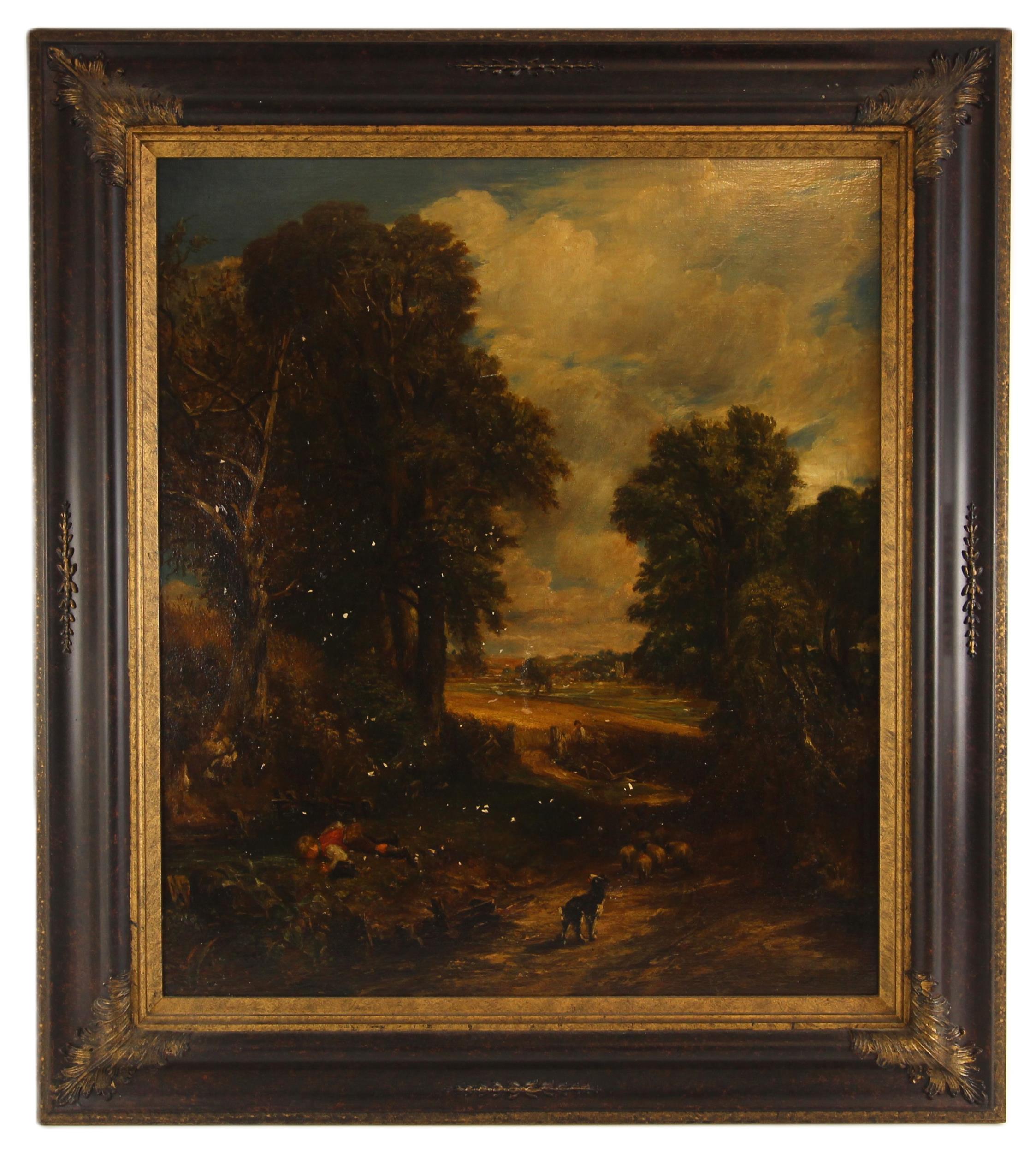 After John Constable (British, 1776 - 1837), 'The Cornfield', a late 19th century copy after the