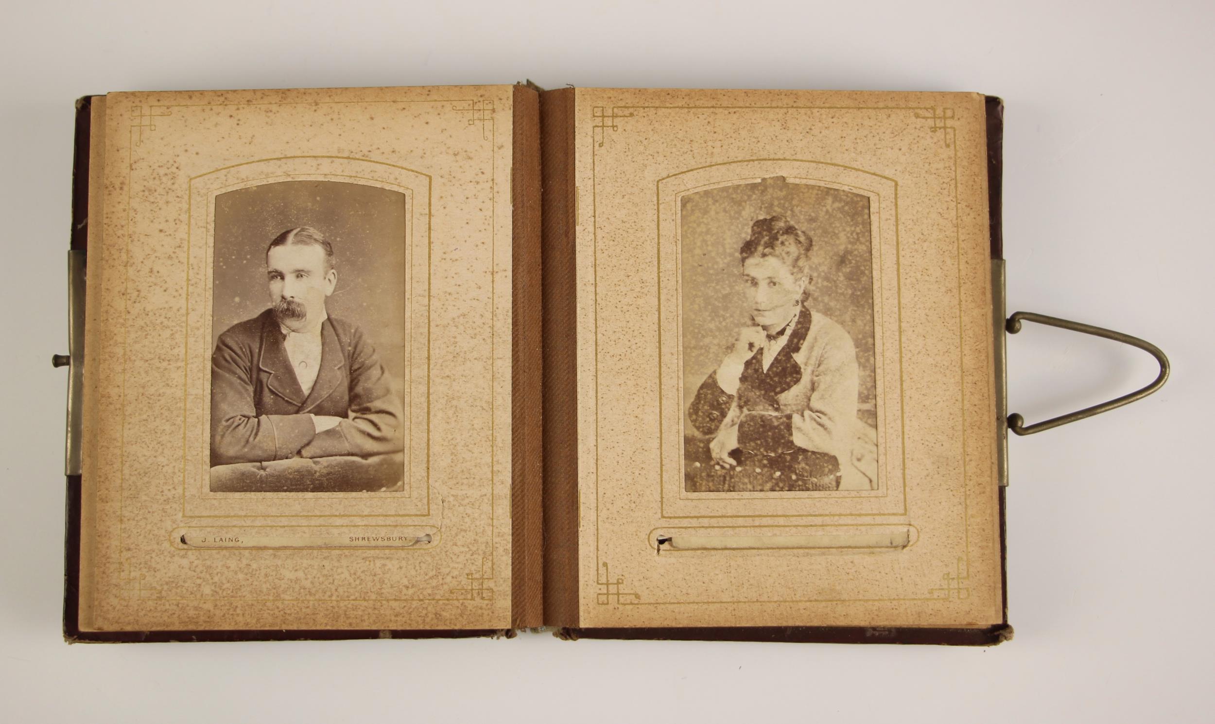 A carte de visite depicting Count Primo Magri (1849-1920) and his wife Lavinia Warren (1841-1919) ( - Image 3 of 5