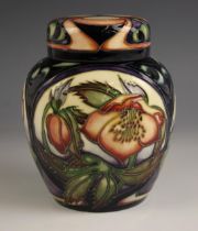 A Moorcroft limited edition 'Ashwood Gold' ginger jar and cover, numbered 137/200, designed by